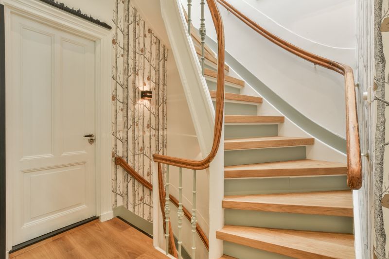 Curved Staircase Installation in Olathe, KS