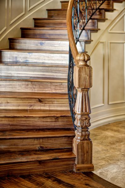 Newel Post Refinishing